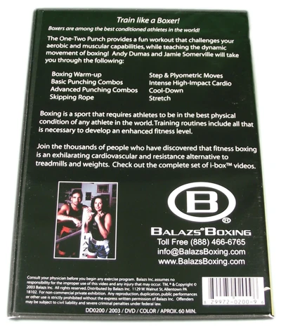 VIDEO - I-BOX: THE ONE-TWO PUNCH AEROBIC BOXING WORKOUT DVD
