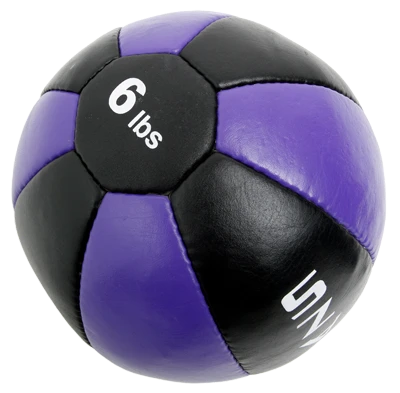 MEDICINE BALL SET - LEATHER - 2, 4, 6, 8, 10, 12 LB