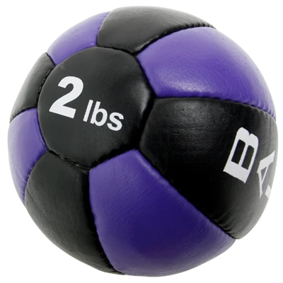 MEDICINE BALL SET - LEATHER - 2, 4, 6, 8, 10, 12 LB